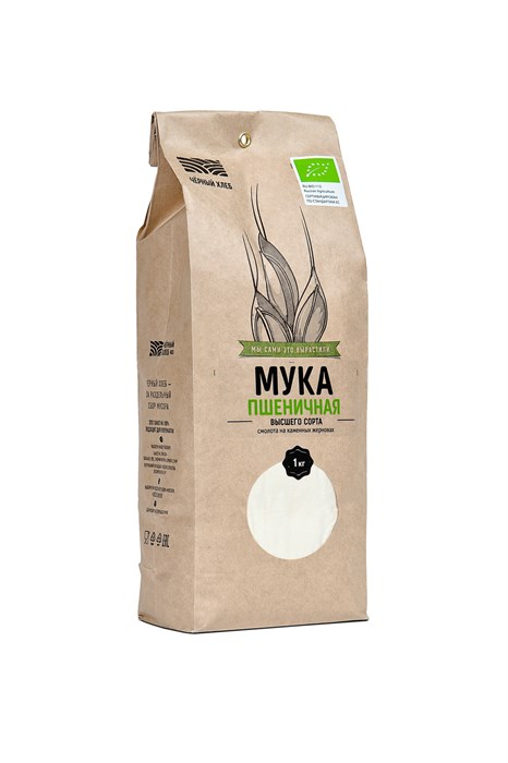 Мука пшеничная хлебопекарная высшего сорта, Черный Хлеб, 500 г 369269425 - фото 11262