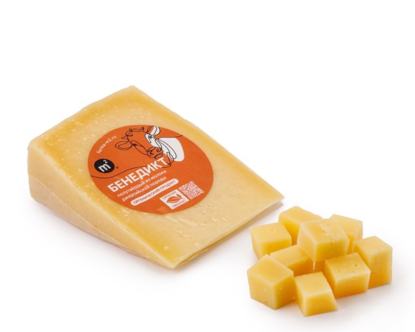 Сыр Бенедикт из коровьего молока, м.д.ж. 50%, Ферма М2, 200 г 7104 - фото 14721