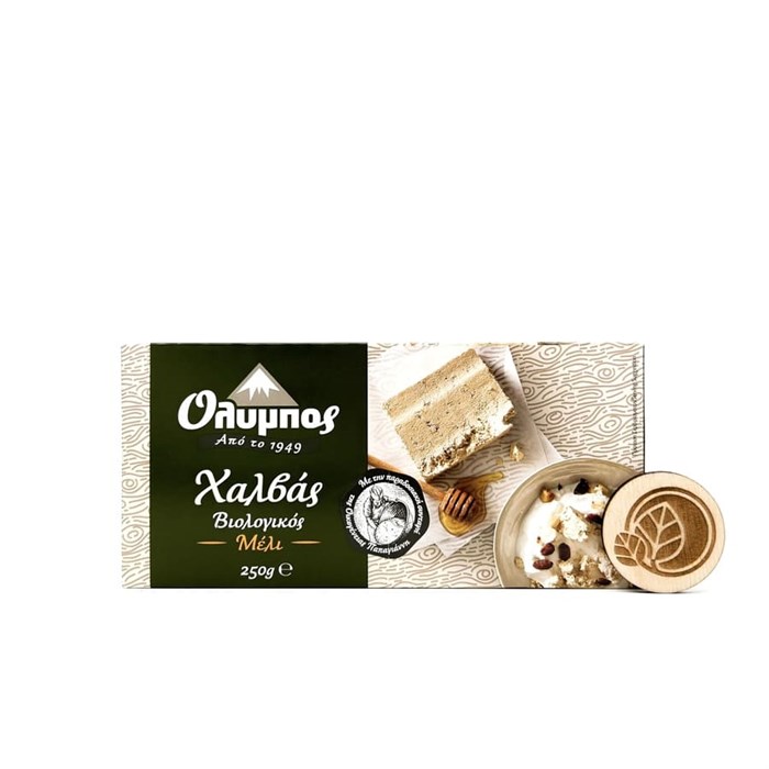 Халва тахинная (кунжутная) БИО с мёдом, без сахара, Olympos, 250 г 681852038 - фото 14998