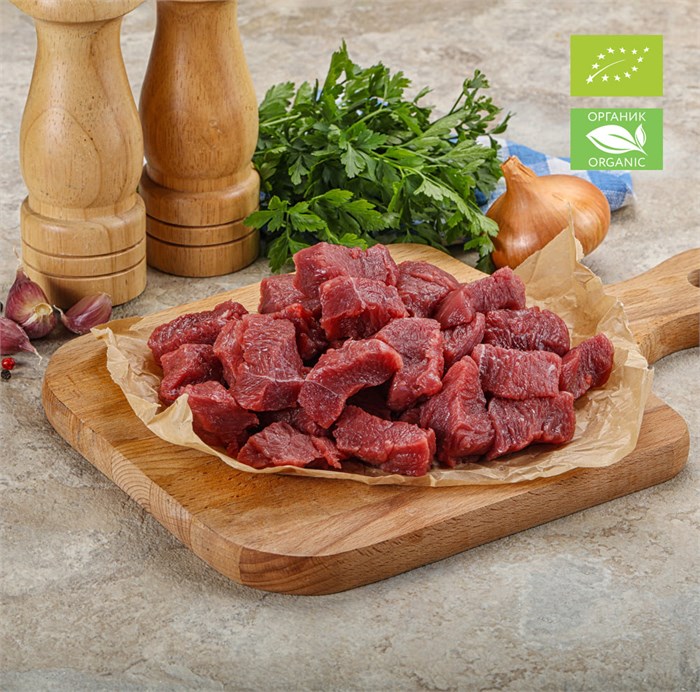 Гуляш из говядины ОРГАНИК, Эко-ферма «Рябинки», 300 г 7290