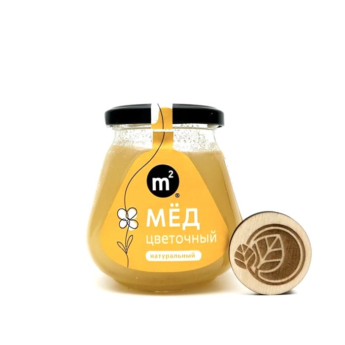 Мёд цветочный натуральный, Ферма М2, 330 г 406059124