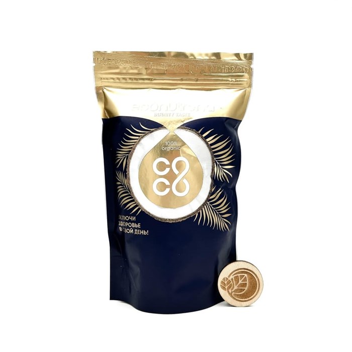 Кокосовая стружка низкой жирности, Econutrena, 150 г 652652650