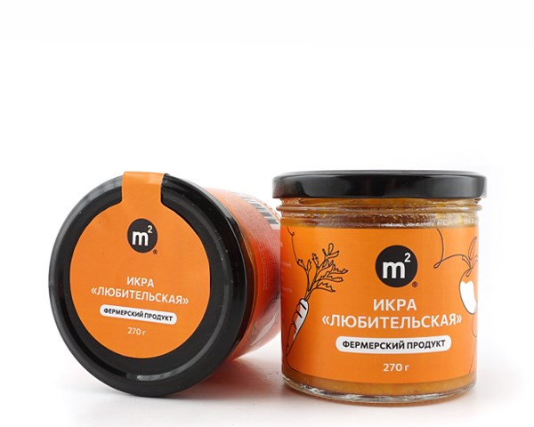 Икра Любительская овощная, Ферма М2, 270 г 406523352