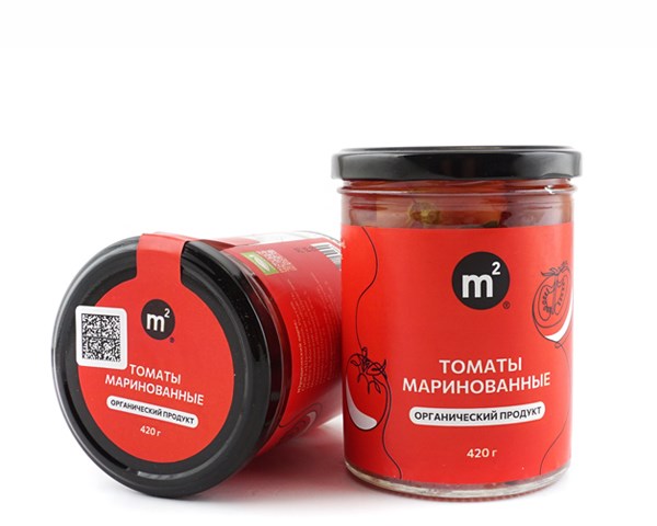 Томаты маринованные, Ферма М2, 420 г 7371