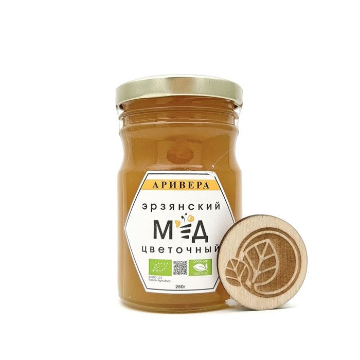 Мёд натуральный цветочный, Аривера, 280 г 539757863
