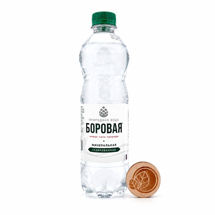 Вода минеральная лечебно-столовая газированная, БОРОВАЯ 7544