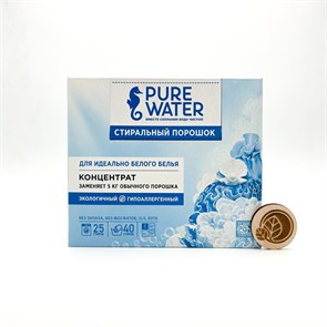 Стиральный порошок для белого белья, Pure Water, 800 г 6822