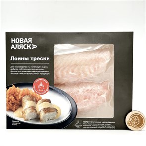 Треска атлантическая лоины (заморозка), Новая Аляска, 600 г 467661720