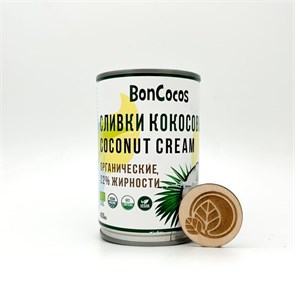 Кокосовые сливки 22%, BonCocos, 400 мл 7096