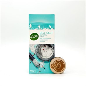Соль морская натуральная крупная, 4Life, 500 г 7123