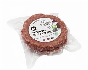 Котлеты для бургера из говядины и баранины замороженные, Ферма М2, 300 г 7160