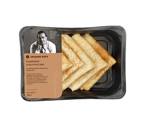 Блинчики классические (без начинки) замороженные, Ферма М2, 200 г 7166