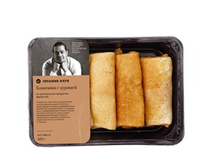 Блинчики с курицей замороженные, Ферма М2, 300 г 7168