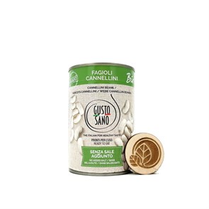 Фасоль белая Каннеллини БИО, Gusto Sano, 400 г 7222