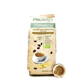 Кофе молотый арабика с экстрактом женьшеня, Probios, 250 г 6952