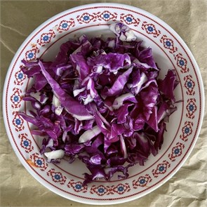 Капуста краснокочанная в нарезке, Экоферма Васильки, 300 г 7246