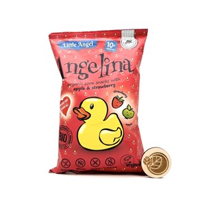 Снеки кукурузные "Angelina" с яблоком и клубникой, McLLOYD'S, 30 г 356127564