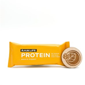 Протеиновый батончик Манго пудинг, R.A.W. LIFE, 43 г 7316