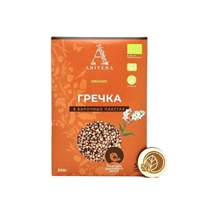 Крупа гречневая ядрица быстроразваривающаяся (пропаренная) в варочных пакетах, Аривера, 500 г 362707282