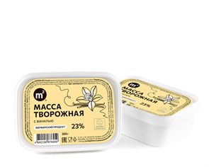 Масса творожная 23% с натуральной ванилью, Ферма М2, 200 г 7383