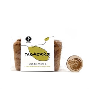 Хлеб с тыквенными и подсолнечными семечками, без глютена, Так можно, 480 г 7397