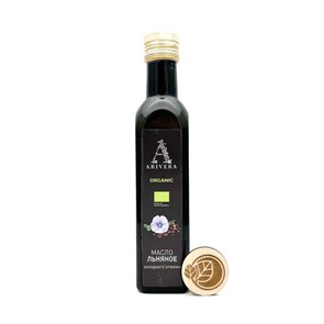 Масло льняное холодного отжима нерафинированное, Аривера, 250 мл 533590838