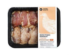 Филе грудки перепела в маринаде, Ферма М2, 400 г 7494